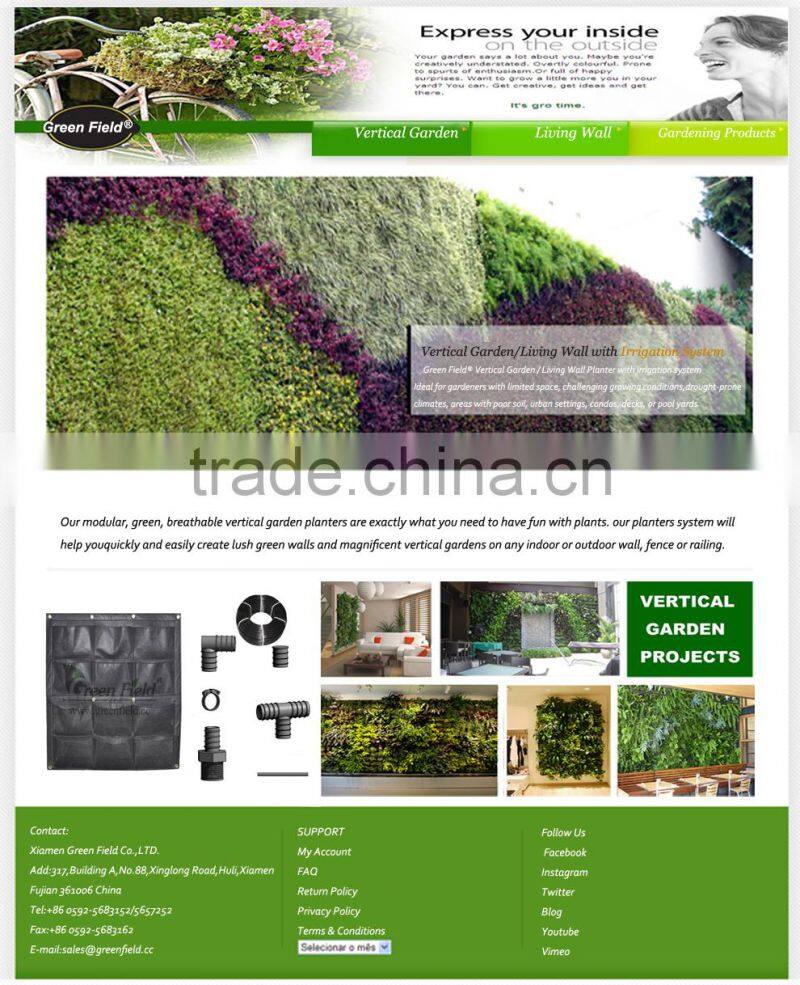 Green Field Vertical Garden Irrigation System