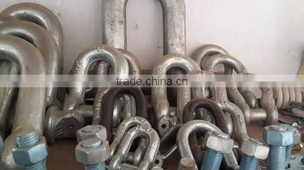 3/16' Galvanized US Type Drop Forged chain anchor snap Dee Shackle price