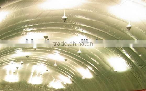 large inflatable membrane structures, inflatable greenhouses, outdoor venues