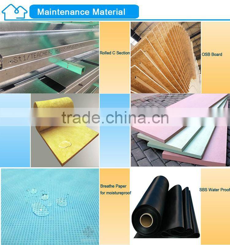 Turn Key Solution Cheap Multi-storey Light Gauge Prefabricated House