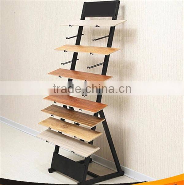 Multi-tier Floor Standing Metal Display Rack For Tiles