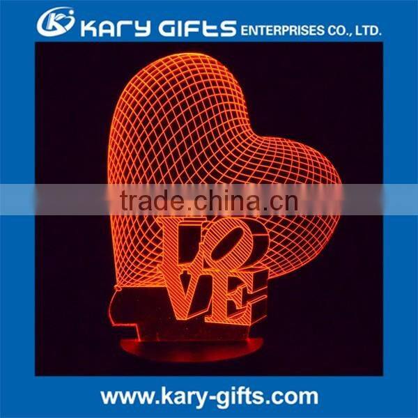 football,car, fish shape night light 3D art deco led table lamps 3D home decoration kids gift light