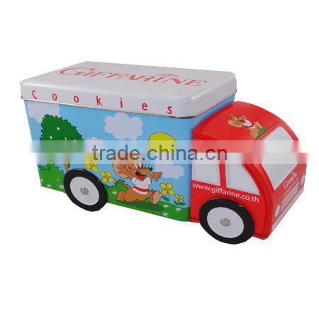 shenzhen port new style car shape tin box