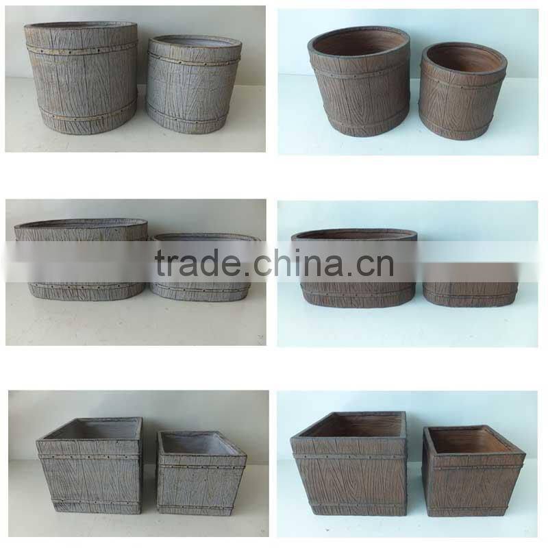 2017 antique wood grain pot for sale