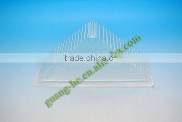 PLA transparent plastic sandwich box,100% biodegradable and compostable