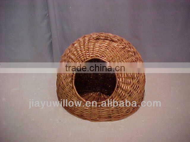 100% handmade wicker cat basket cat carry basket wholesale