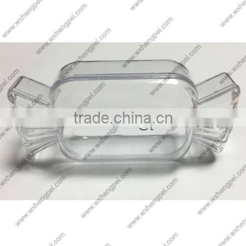 Cleverish portable cute transparent candy plastic storage jewelry wedding box kit