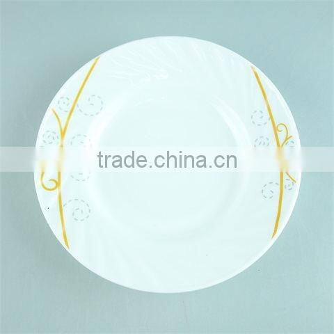 32PCS Glass dinnerware set with color box in stock