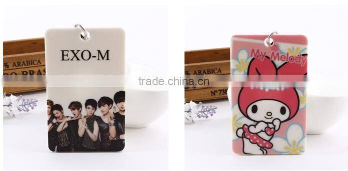 Wholesale Stock Small Order Cute Cartoon Key Ring Card Holder