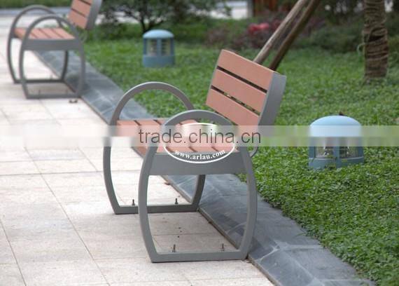Arlau cast iron and wood garden bench