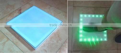 Piezoelectric power generating energy harvesting floor system