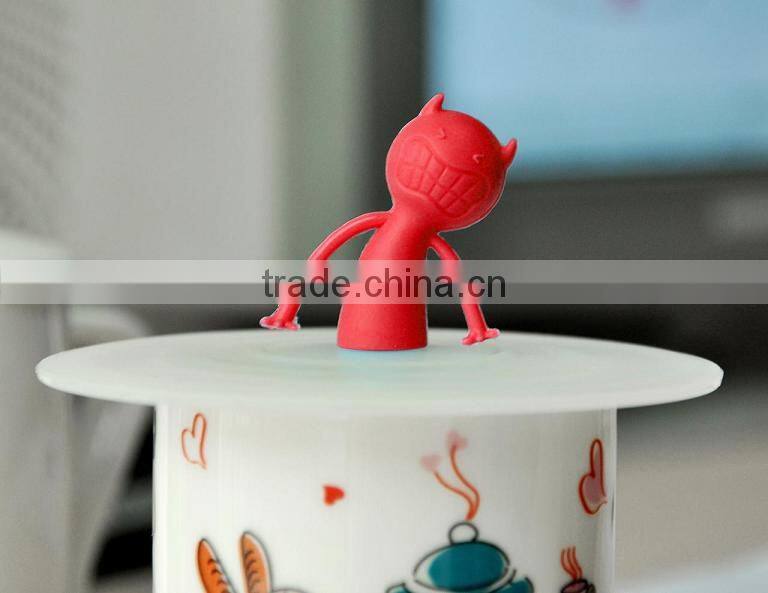 Popular elements of alien spider man child silicone cup cover