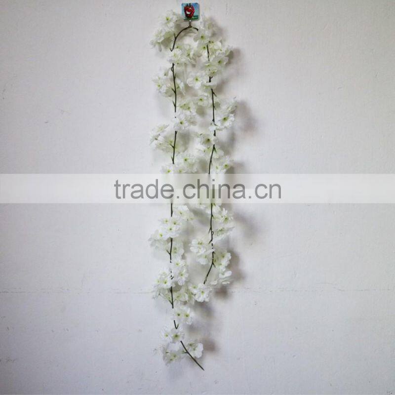 Silk cherry blossom flower garland decorative cherry garland