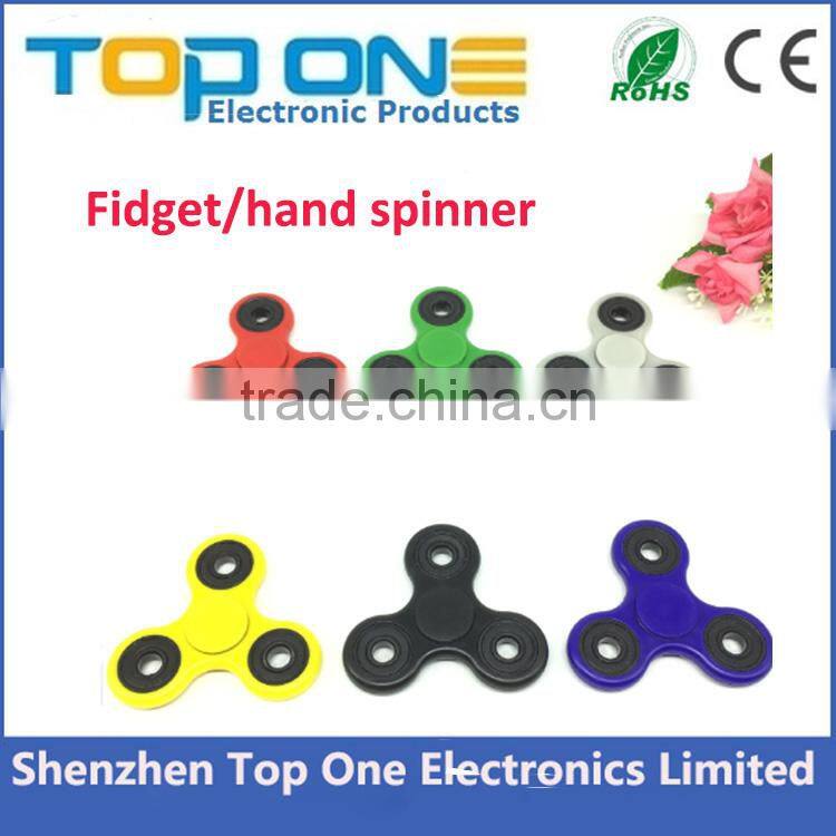 EDC Fidget Toy 608 bearing Tri angle 3 Bar Finger Hand Fidget Spinner Adult Causual Decompressive Toys Hand Spinner