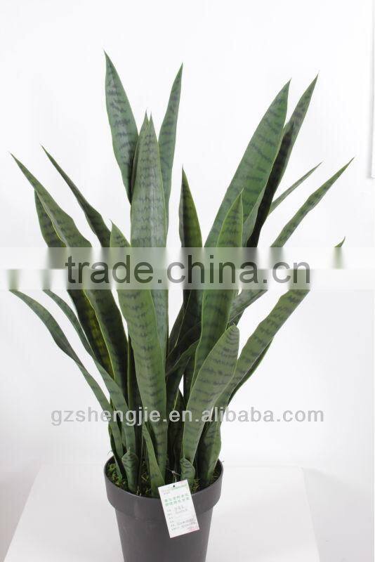 GuangZhou SJ artificial plants/artificial green sansewieria