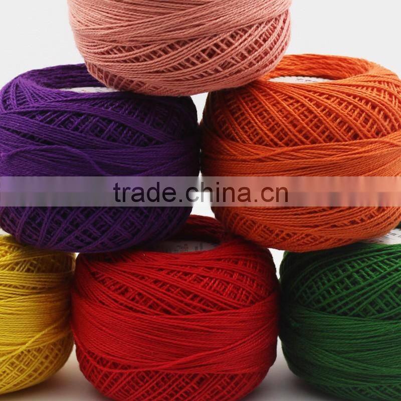 3# Lace Thread 6S/3 Ply Crochet Cotton Yarn