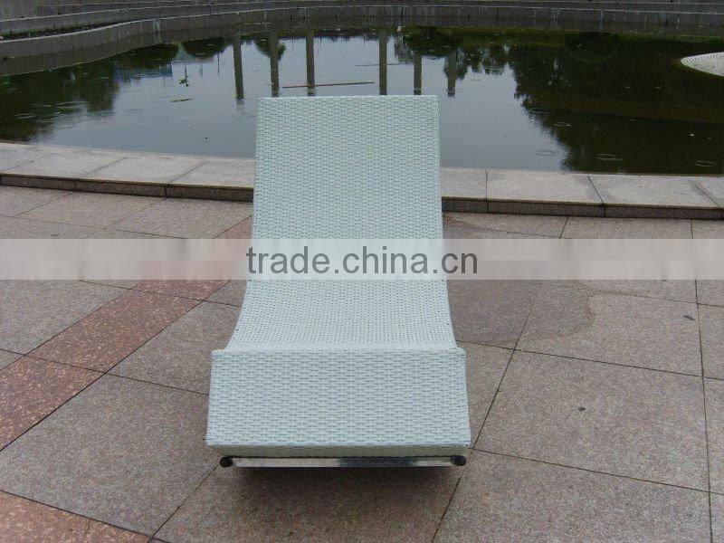 rattan beach chair or wicker outdoor beach chair