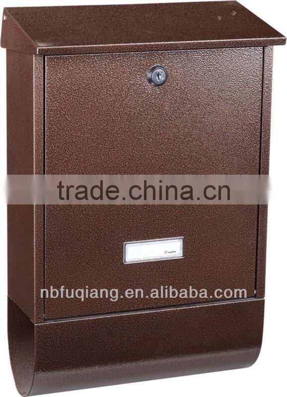FQ-108A Wall mounted cast iron mailbox, metal mailbox, steel mailbox