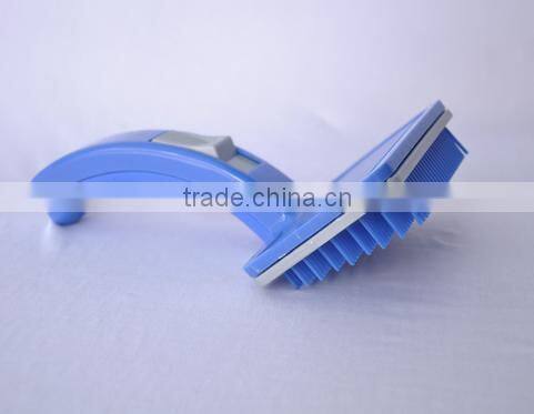plastic pet dog comb bath brush