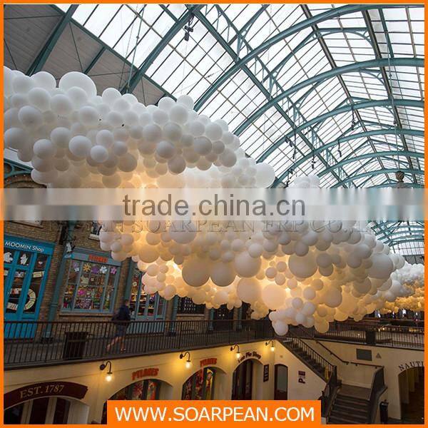 Hanging fiberglass balloons visual merchandising shopping mall decoration