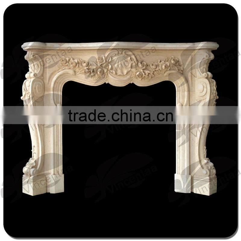 85 Popular Designs Fireplace Surround Stone with high quality