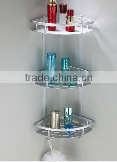 The space Aluminum Alloy three layer triangular aluminum rack multifunctional rack