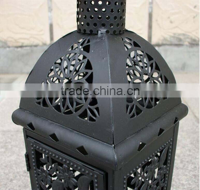 2017 black House Vintage Style OEM Moroccan Lantern Candle Holders