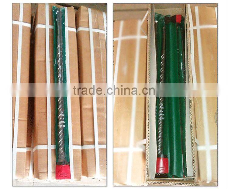 Good quality SDS Plus Hammer Drill Bit, cross tip double flute