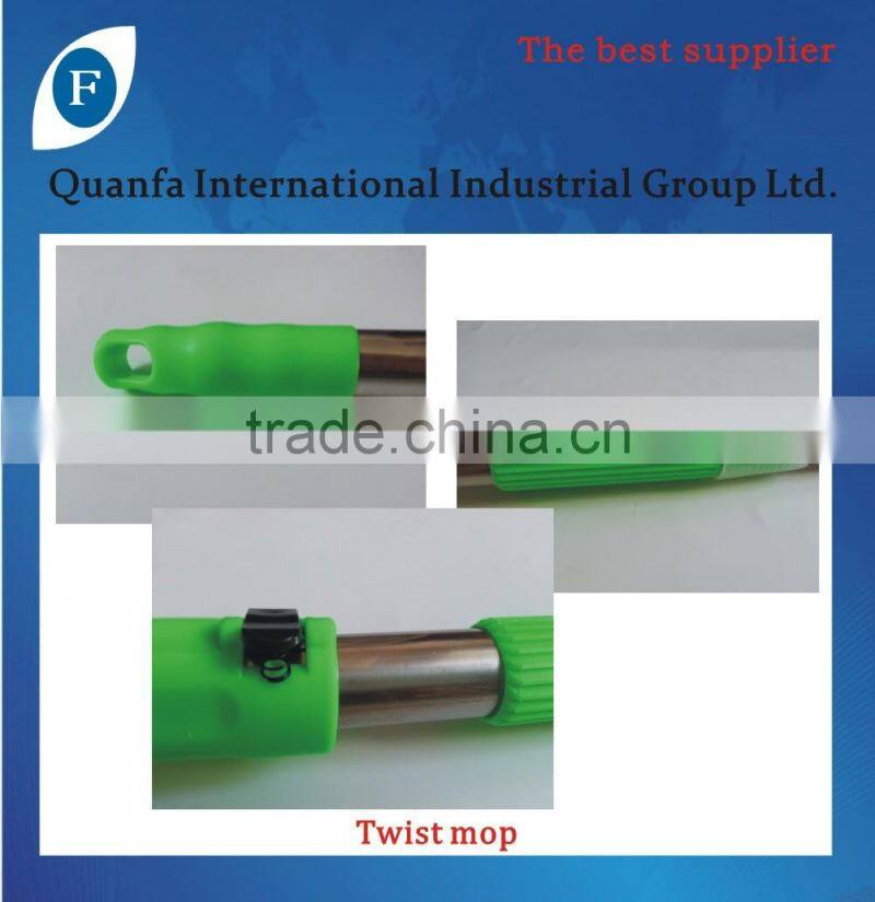 extensible cotton twist mop with stainless steel tube