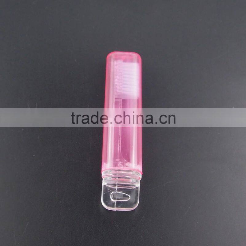 transparent own design Foldable Toothbrush becautiful colours tub