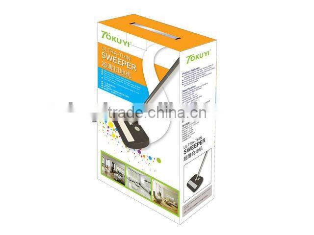 Electric floor sweeper, cordless floor cleaner, telescopic floor and carpet sweeper