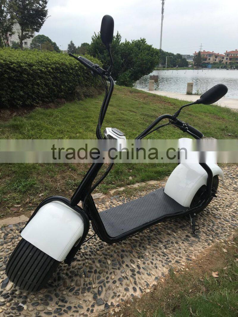 1000w60v citycoco/seev/woqu electric fat tire scooter/harley e-scooter/cheap e-scooter