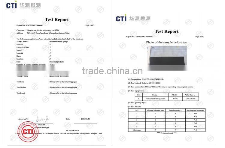 chair seat pu foam sheet sponge