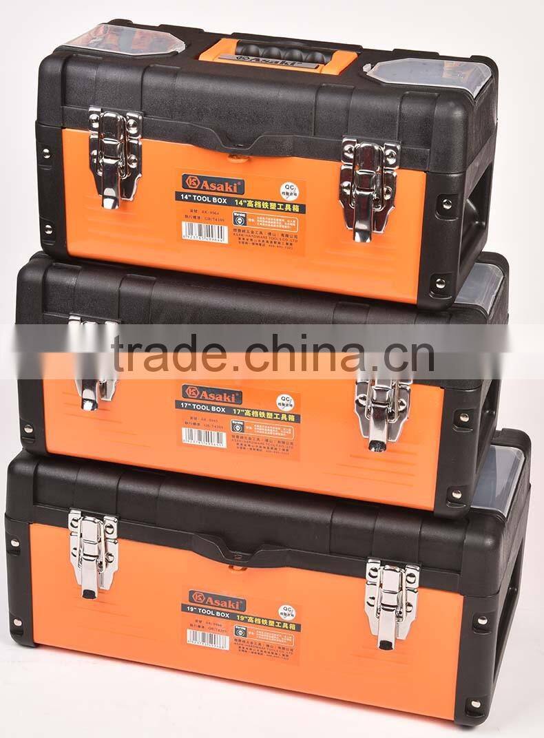 AK-9964 high quality 14" 17" 19" plastic tool box