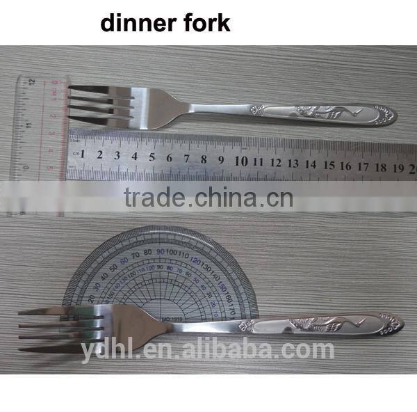 High class Stainless steel dinner cutlery spoon fork knife sets