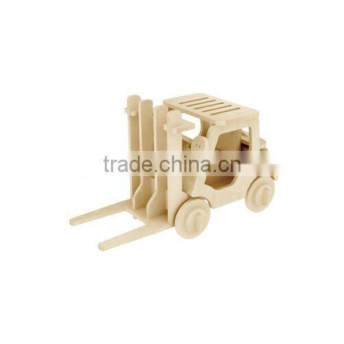 Children's wooden environmental 3d puzzle toys fancy small pussy fancy toy