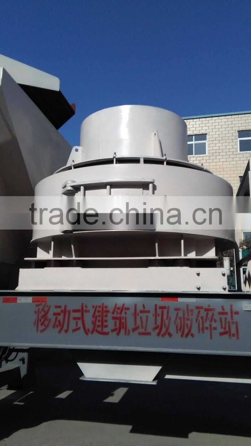 2016 Good Quality Mobile Stone Crusher Plant for Rock Sand
