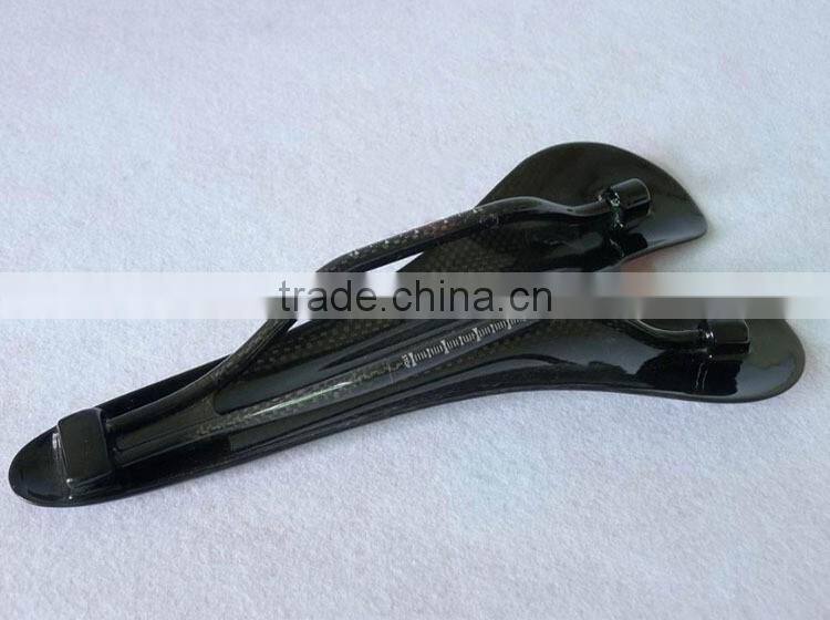 2016 high quality 3k UD full carbon fiber T700C bicycle saddle for sale