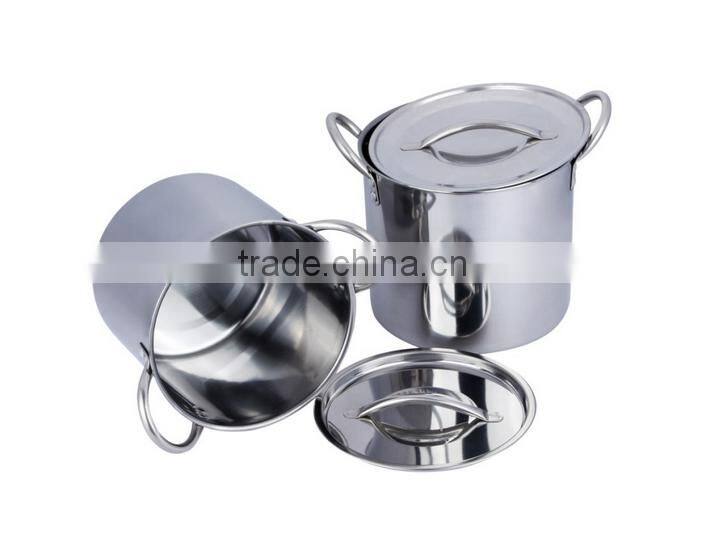 Hot sale 45 x 45cm Stainless Steel Tall Cooking Pots Stock Cook Pot