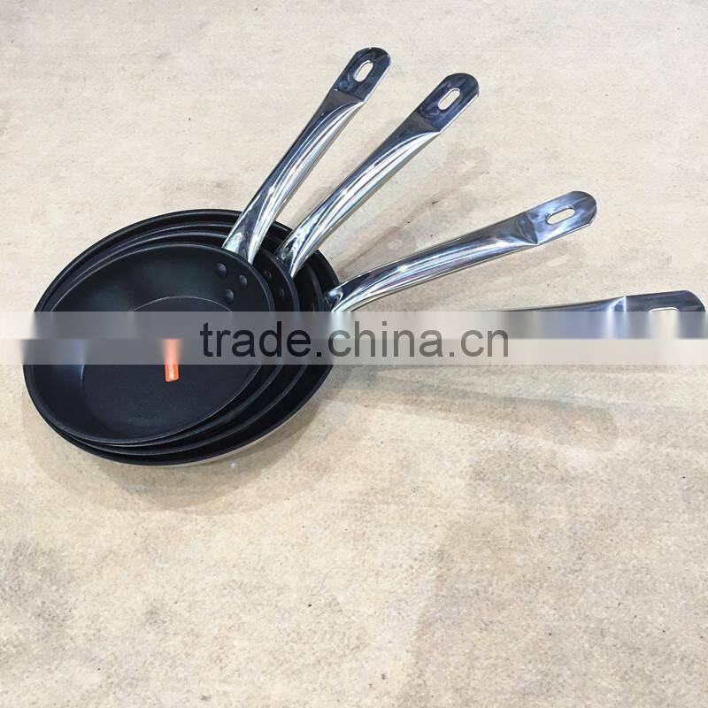 Cooking Pan Non Stick stainless Carbon Steel No Coating pots