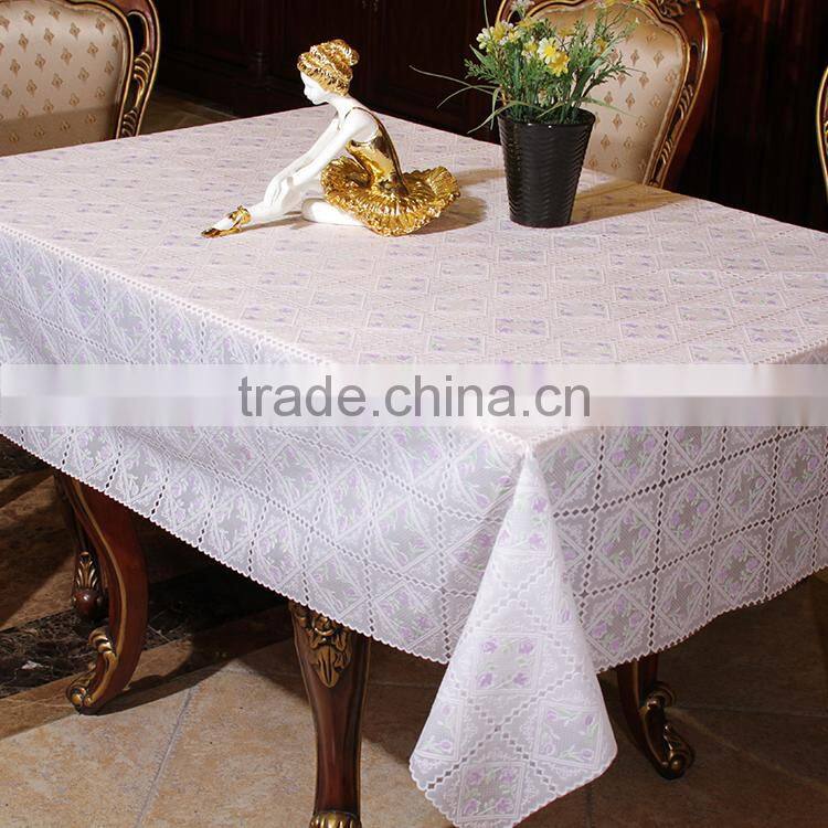 Retro vinyl tablecloth rectangular vinyl spring tablecloths