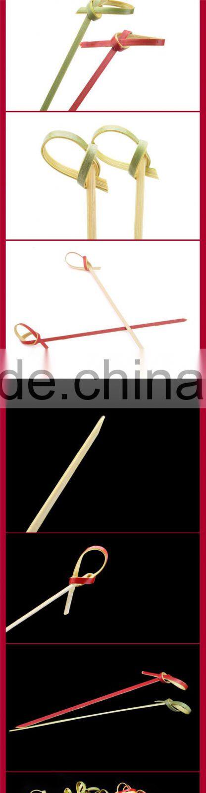 ZHUPING whosales knotted bamboo fruit pick sticks