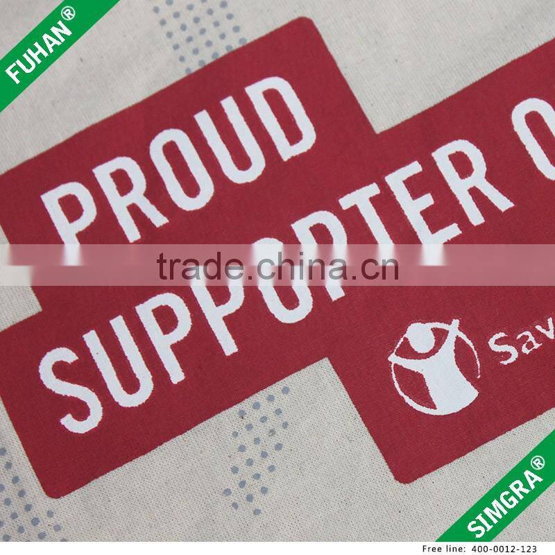 Promotional Customized Organic Cotton Tote Bags