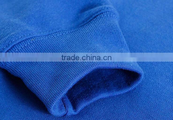 Custom print Plain Crewneck Sweatshirt with Fleece in china