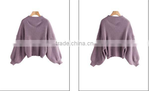 fashion woman woolen knitted sweater designs for ladies