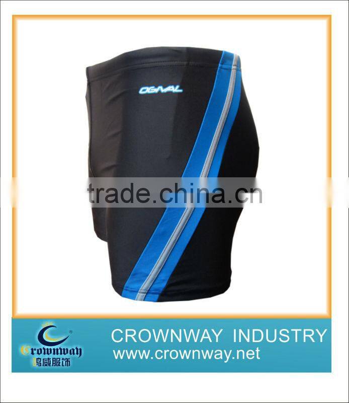 Mens Fashion leisure Swim Boxers trunks with printed logo