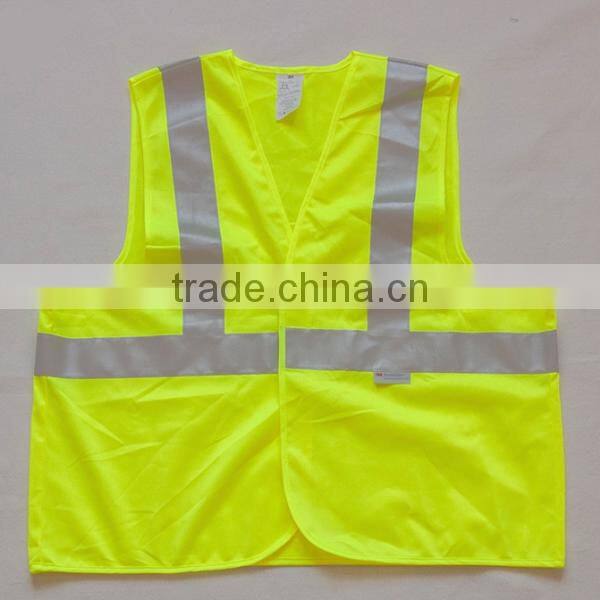 winter safety vest eiderdown high visibility winter reflective safety vest/cloth