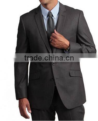 Men's Slim-fit Grey Suit Separate Coat