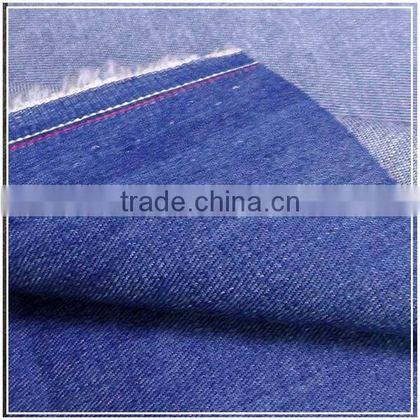 Cotton polyester denim fabric in stock item