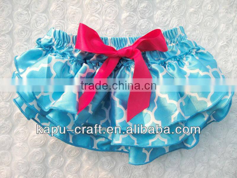 wholesale children stain underwear ruffle panties baby panties bloomer Rand baby clothes with bow
